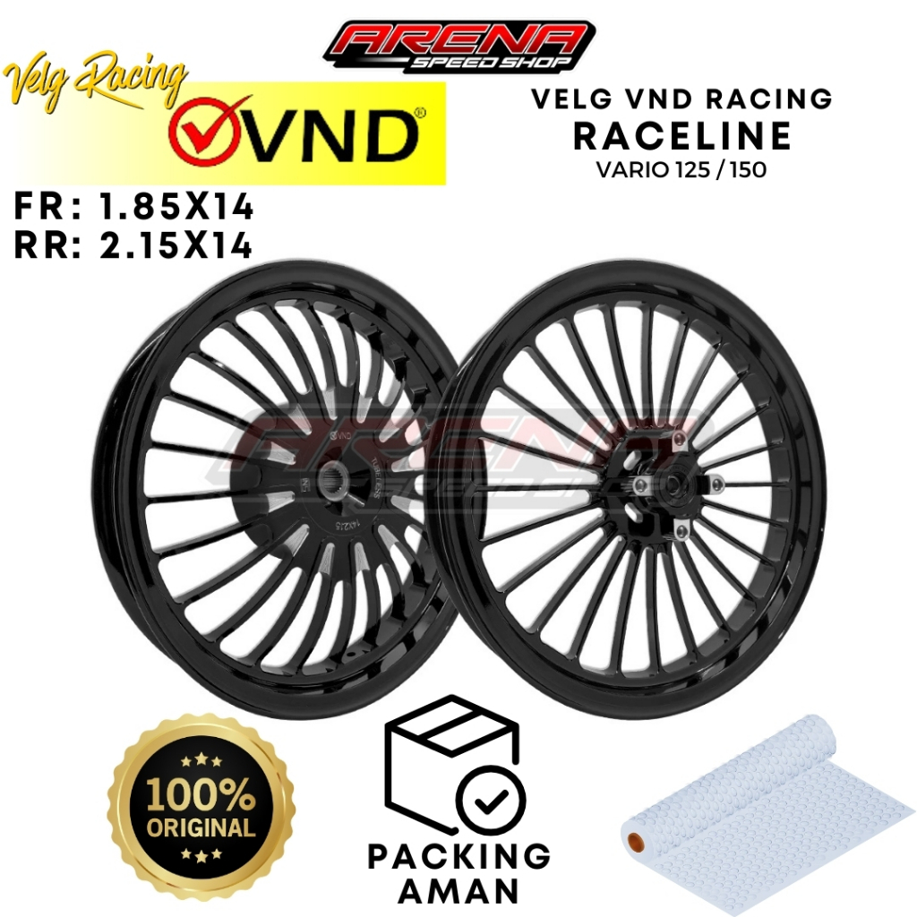 VND Velg Racing Raceline 185x14 & 215x14 - Vario 125 150 Velg RCL Race Line Original VND Racing