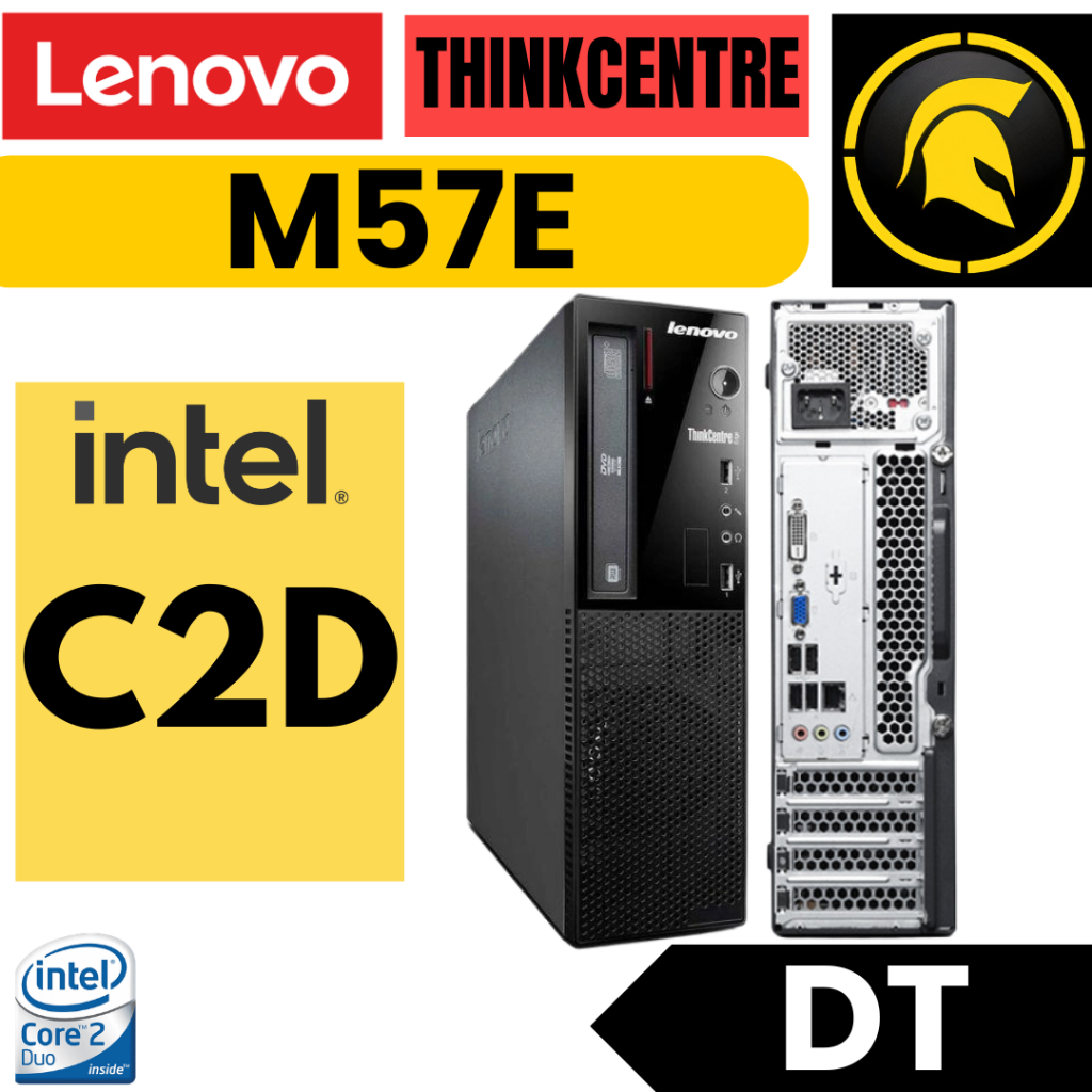 PC M57e Intel Core 2 Duo Lenovo Thinkcentre LGA 775 PC Dekstop