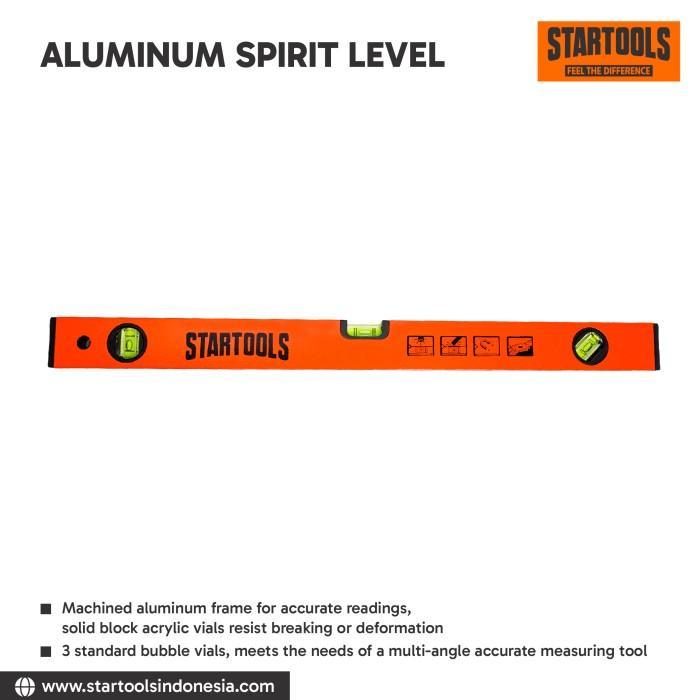STARTOOLS Aluminium Spirit Level / Waterpass Magnet  32", 800mm