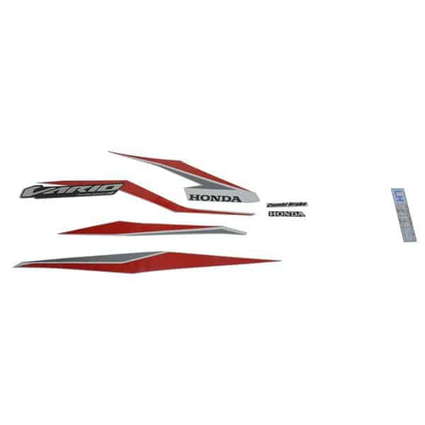 Stiker Body Kanan Supra X 125 Fi K41 Stripe Set R White Original AHM - 871X0K41N50ZBR