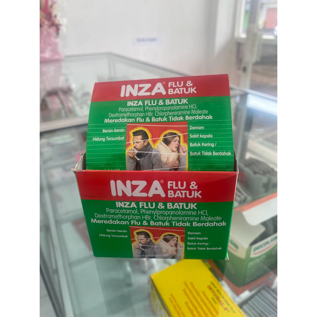 INZA Flu Batuk Meredakan Batuk Dan Flu Bersin Bersih