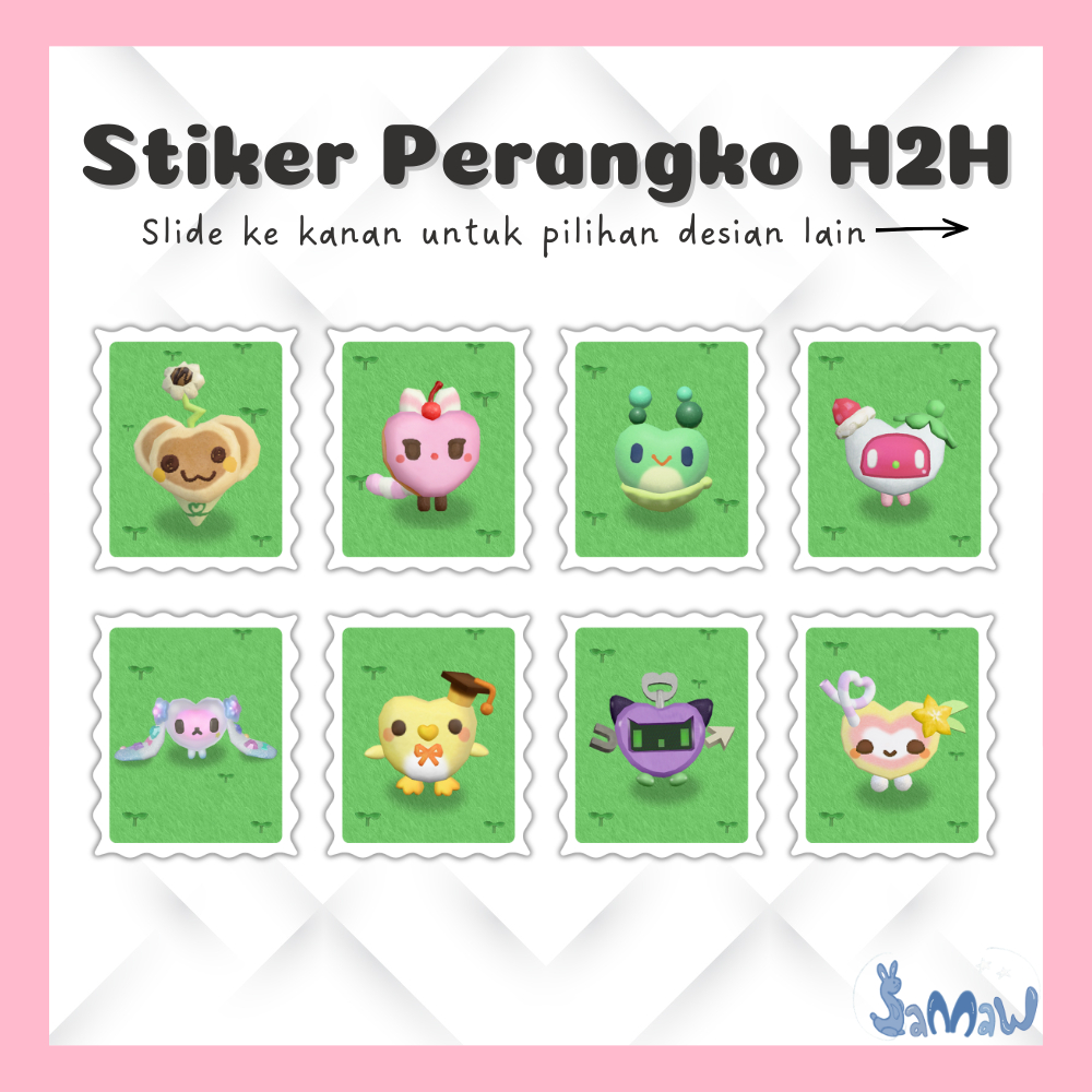 Stiker Perangko Hearts2Hearts Rude | Stiker Perangko H2H | Sticker Journaling | Stiker Kpop | Stiker