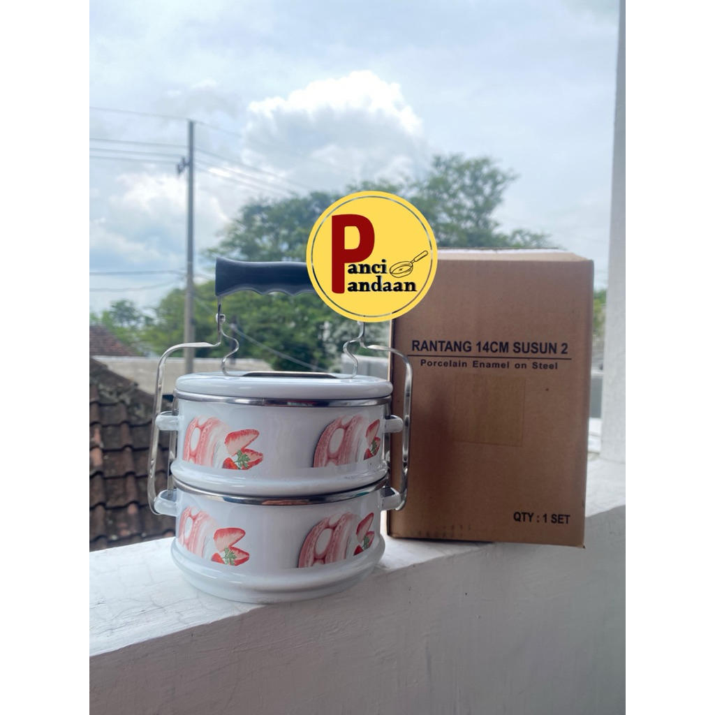 RANTANG ENAMEL SUSUN 2 uk 14 RANTANG JADUL