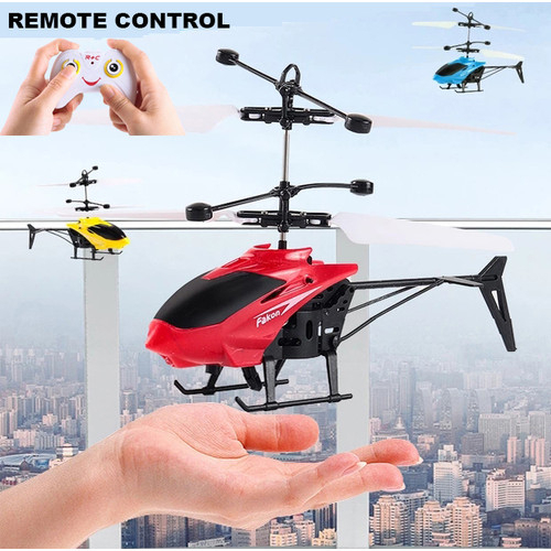 AL Mainan Helikopter Remote Control dan Sensor Tangan USB Cas / Mainan Anak Pesawat Terbang RC