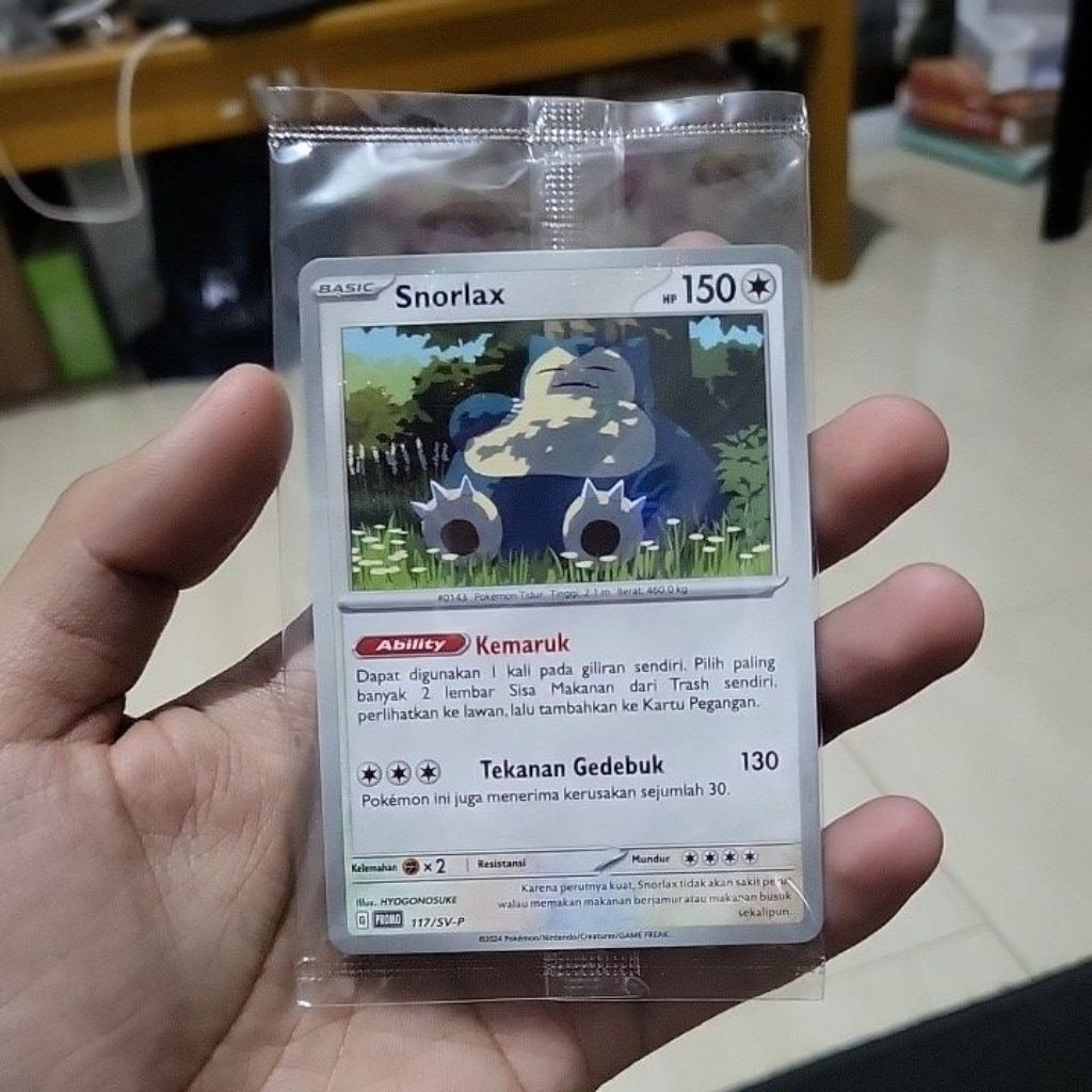Snorlax 117/SV-P Promo Card