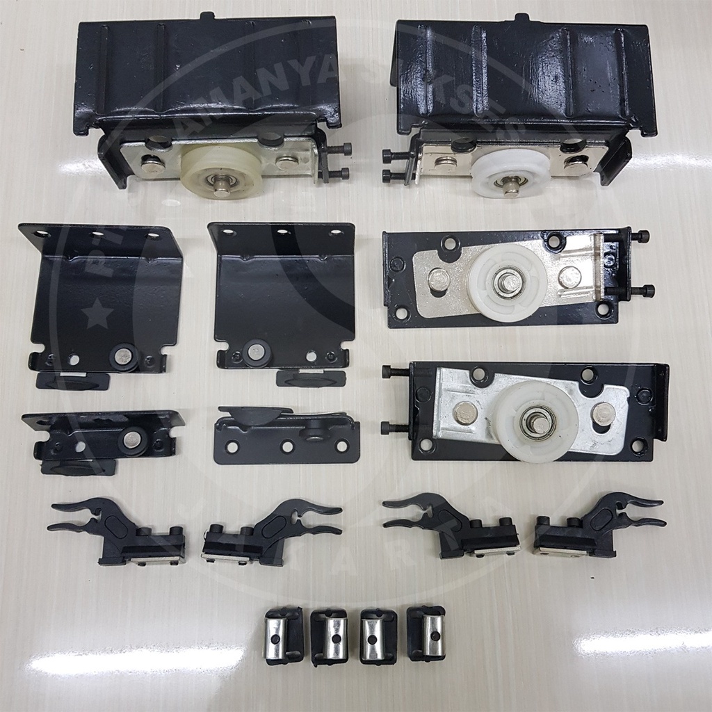 Rel & Roda Pintu Sliding / Geser 2 Pintu Winston YIMING Lemari