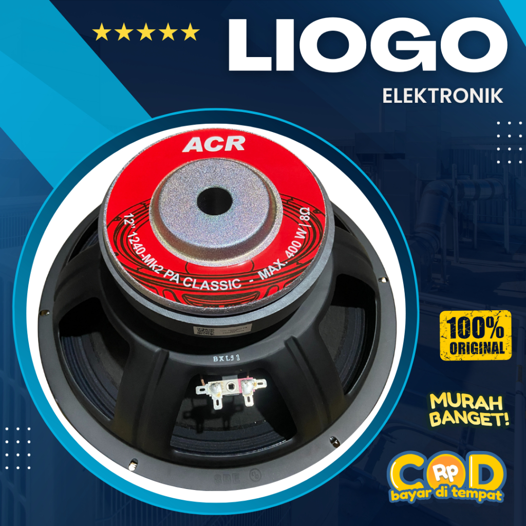 Speaker ACR 12 Inch ACR 1240 PA Classic ACR Fullrange 12 Inch 1240 PA Classic