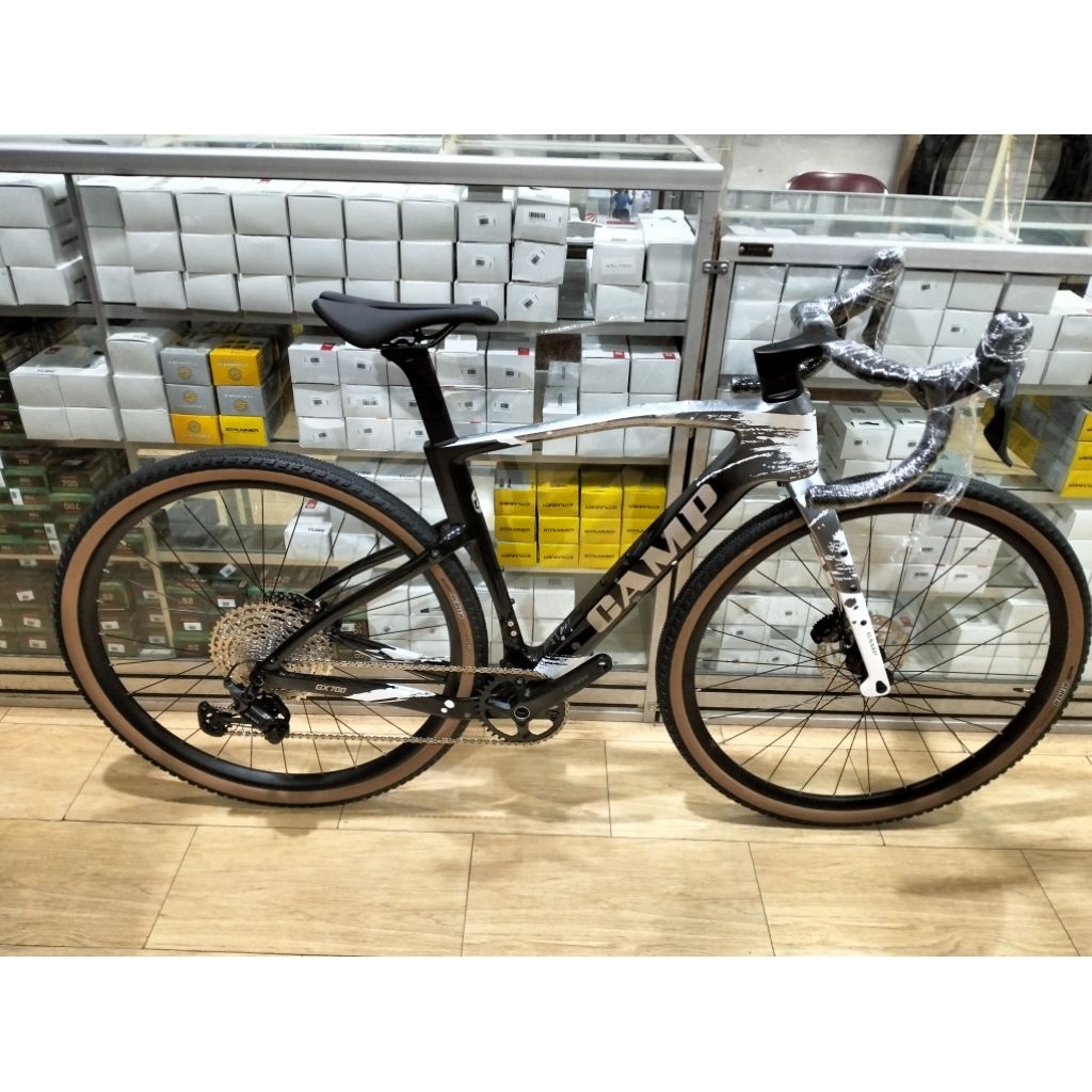 Sepeda Gravel Camp GX 700 Carbon 1x12 Speed Shimano GRX Size 48