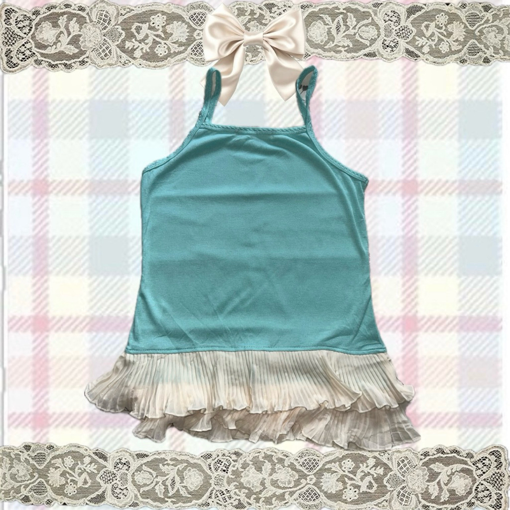 Morikei, shoujo, dress over jeans, top axes femme, milkmaid