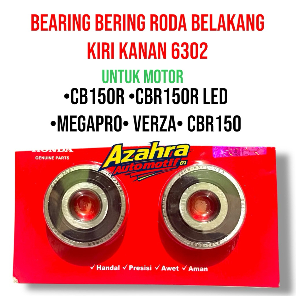 Bearing Bering Roda Belakang Laher Bearing Kiri kanan Honda Verza,CB150,Megapro,CB150R,CB150R LED