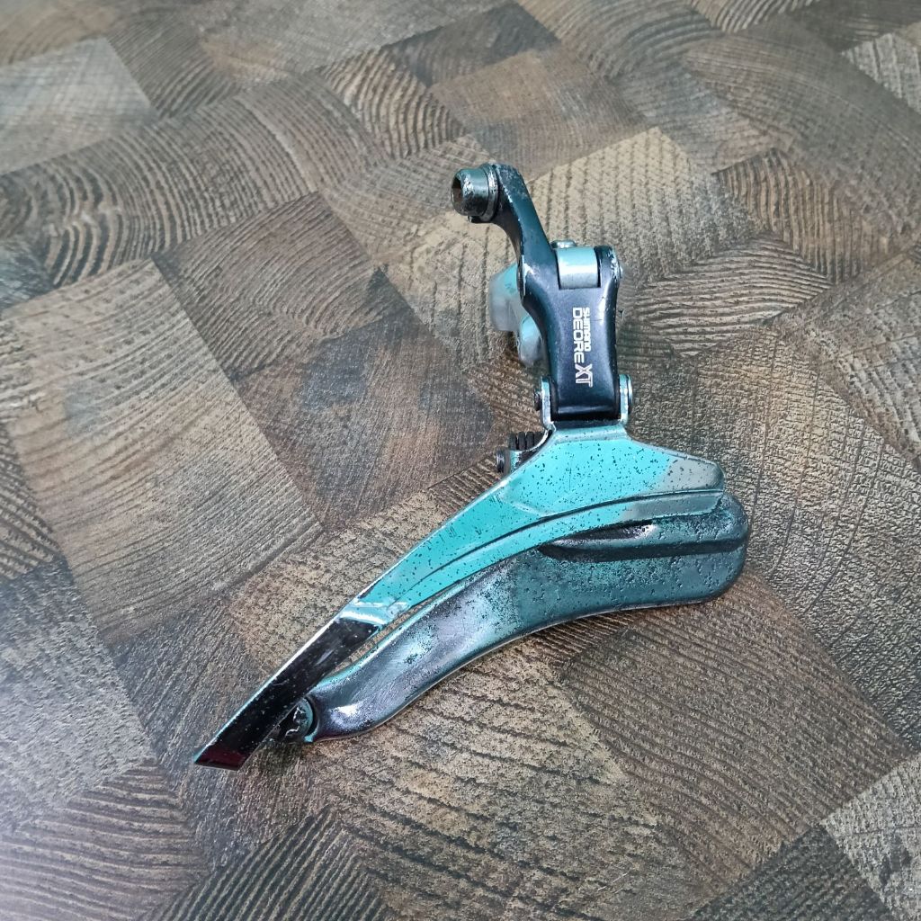 FD Front Derailleur Sepeda Shimano DEORE XT FD-M375 Via Japan Tarika Bawah