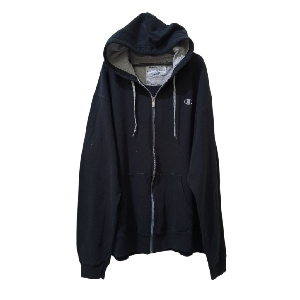 Hoodie Jaket Champion Build Up Zipper Original | Hoodie Pria Wanita Second Preloved