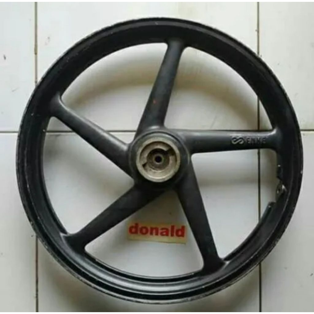 velg velk roda depan original ori enkei suzuki smash copotan bekas