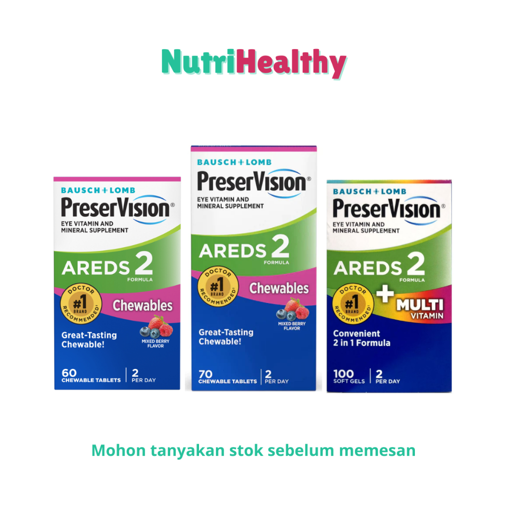 PreserVision AREDS 2 Formula - Vitamin Mata Mengurangi Risiko Degenerasi Makula