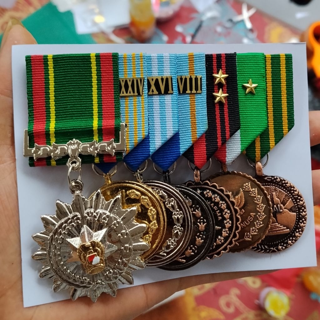 PDU Medali TANDA JASA, Pakaian Dinas Upacara, PITA JASA, SATYA LENCANA TNI AD Eka Paksi Nararya, Kes