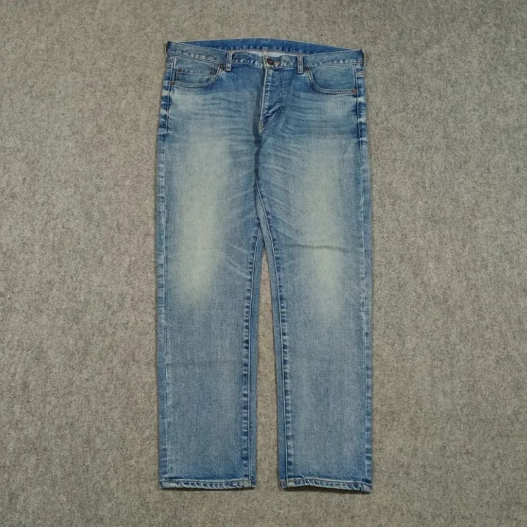Celana slim fit jeans panjang pria BEAMS size 36 second