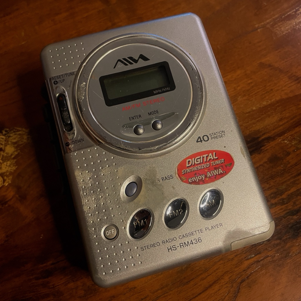 WALKMAN AIWA HS-RM436