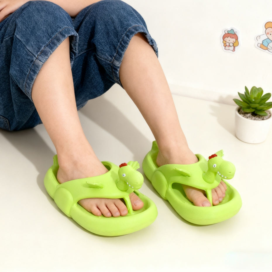 SANDAL Selop & Jepit Anak Dinosaurs 3D Sendal Anak Cowok/Cewek Anak & Dewasa Couple Lucu