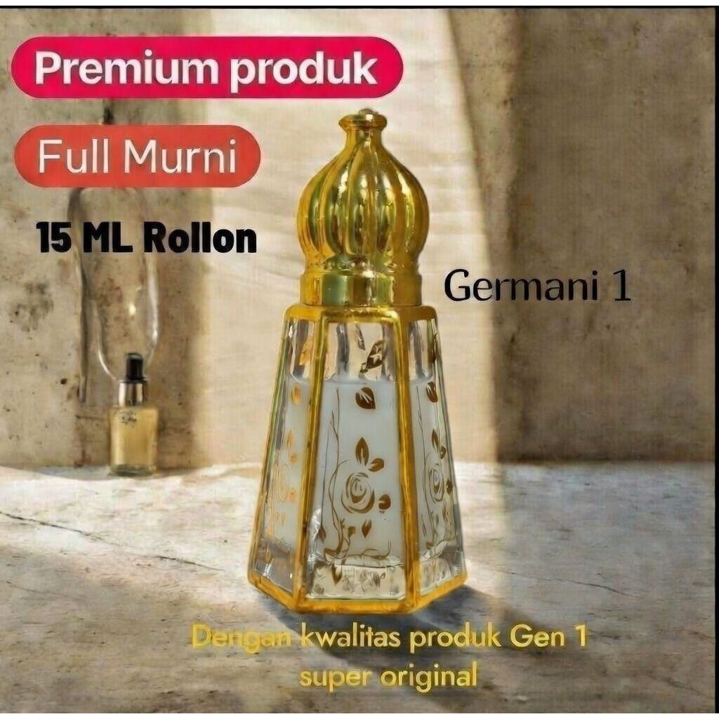 Minyak Wangi Raudhah VIP Gen 1 Super Asli Original 15 Ml botol rollon