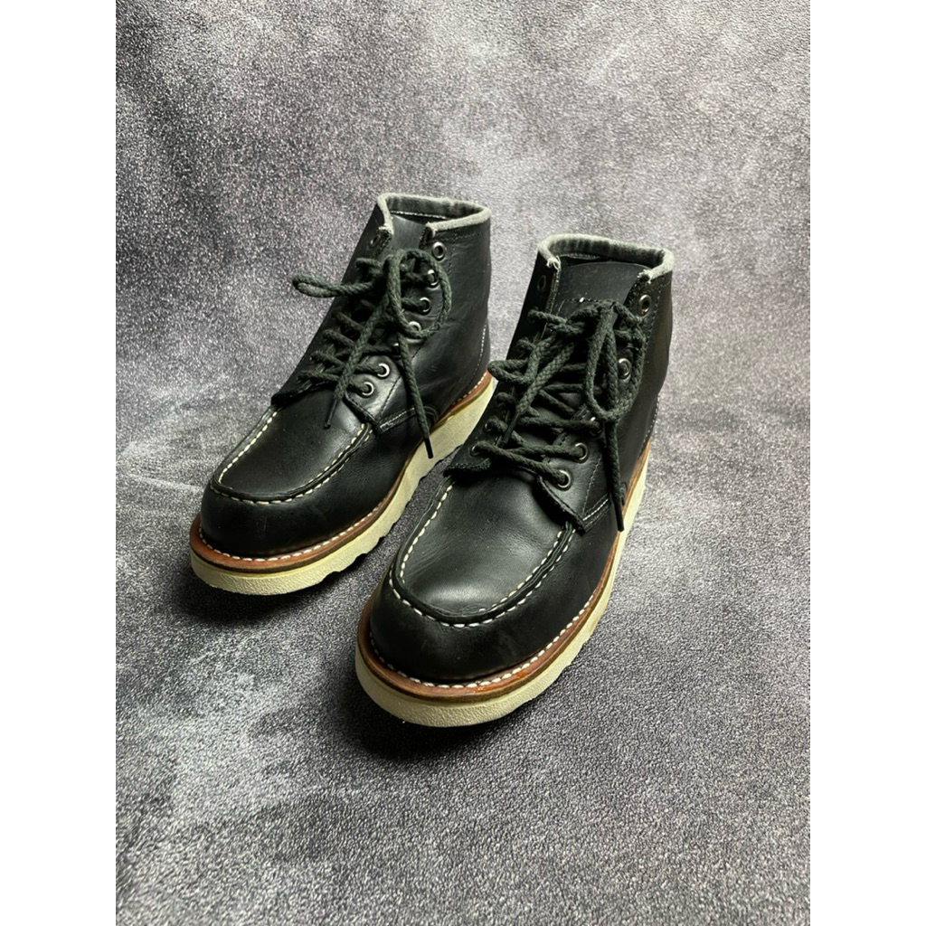 hoboken boots moctoe black leather