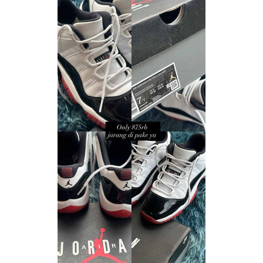 PRELOVED PRIBADI SNEAKERS ORIGINAL AIR JORDAN 11 RETRO LOW