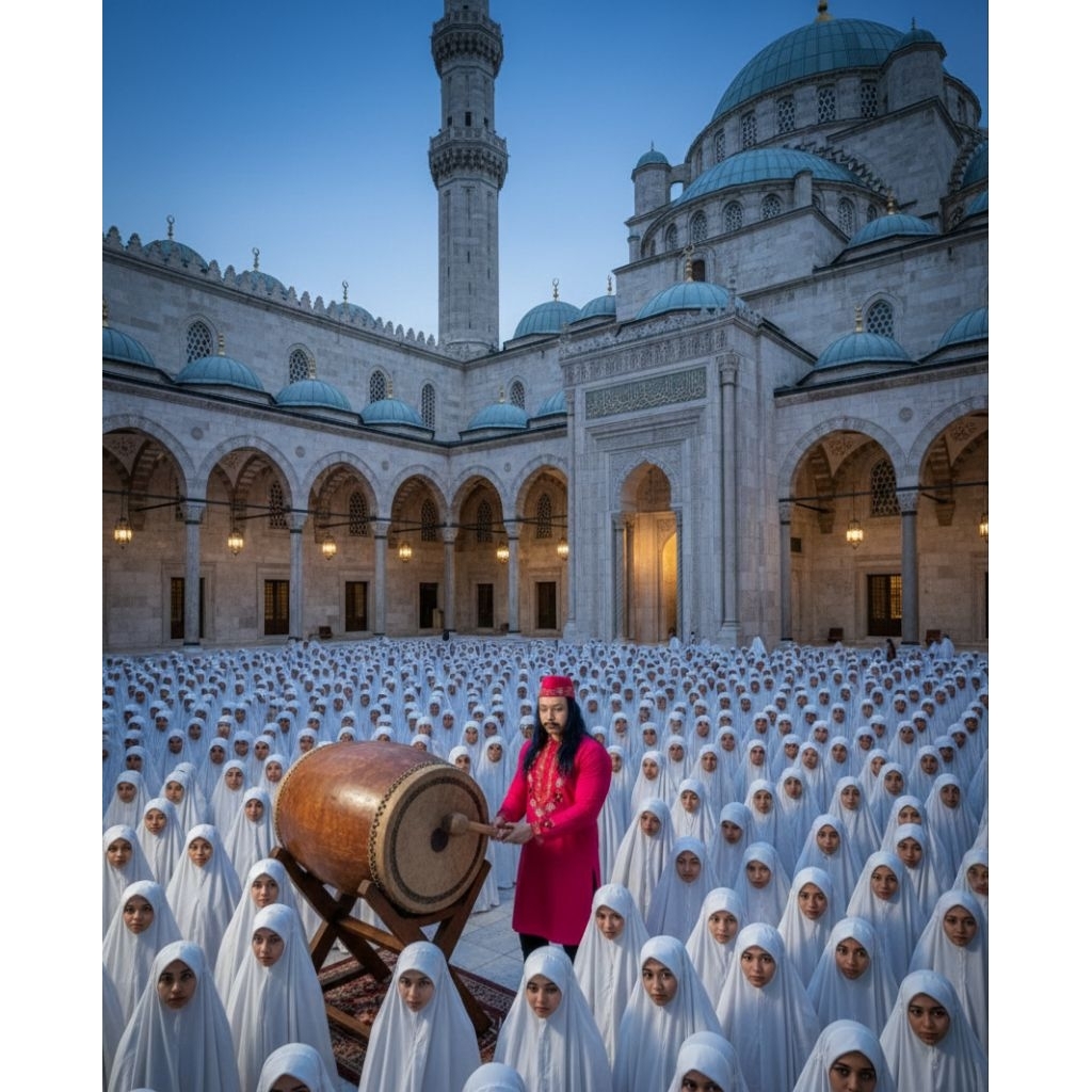 Aku sedang Berwudhu, infak, berbuka, Mengaji, Sahur, tarawih di masjid terbaik, ibukota Wina Austria