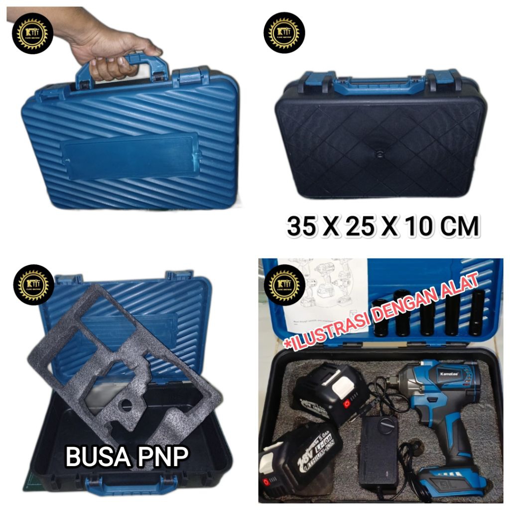 tools box koper hardcase Kamolee DTW500 1200nm impact wrench cordless