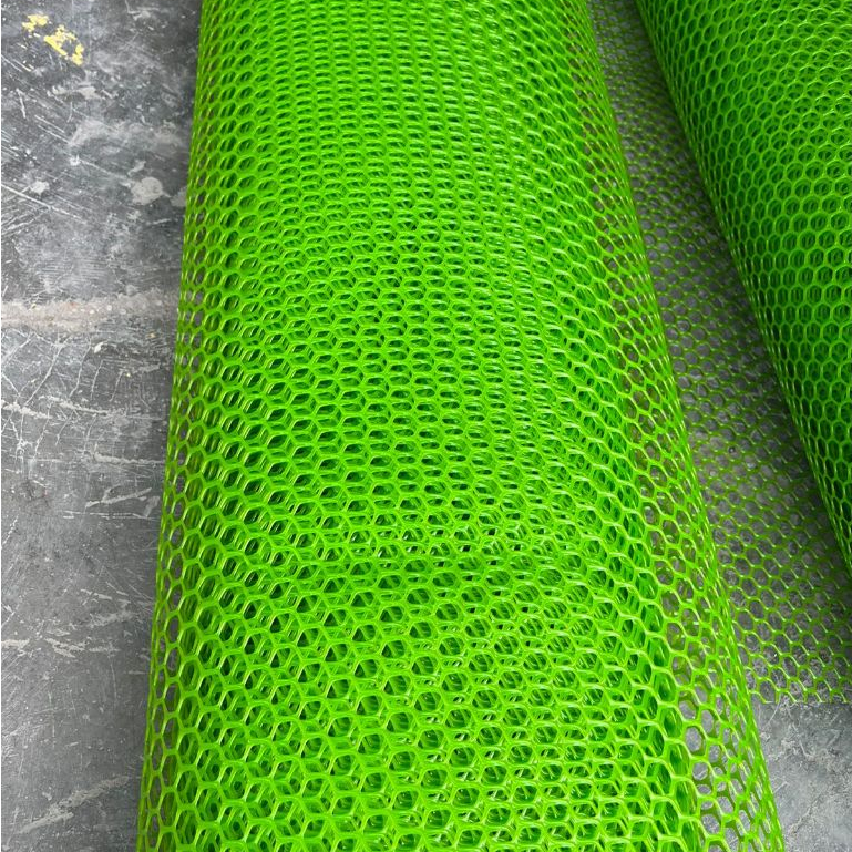 mesh plastik 2x50 meter ram kawat jaring alas ternak kandang ayam dapur balkon