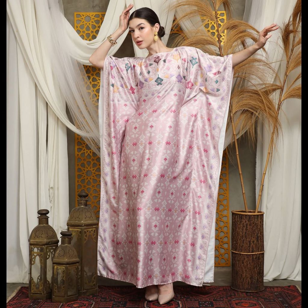 Kaftan Pink | Kaftan Merah Muda | Kaftan Modern | Kaftan Jumbo | Long Kaftan | Dress Pink | Dress Me