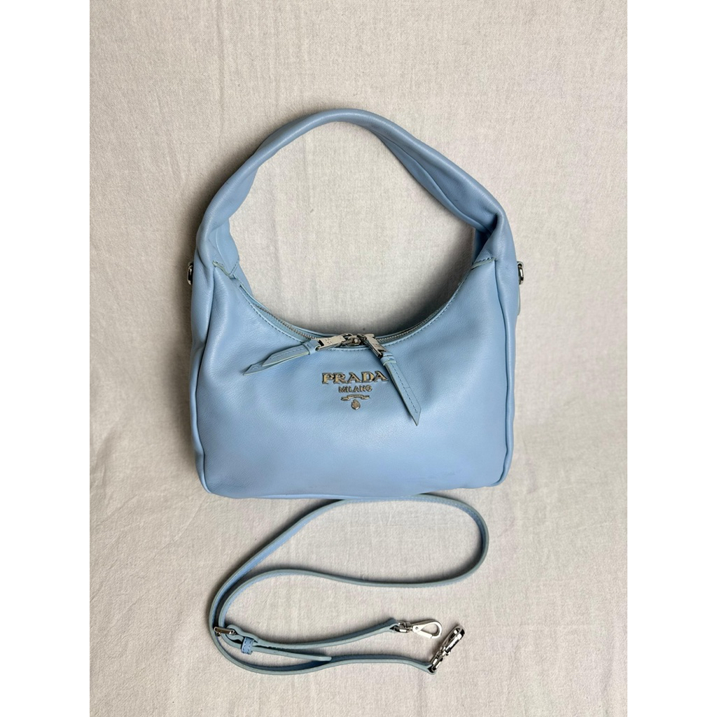 TAS PRD LEATHER HOBO VITELLO PHENIX PRELOVED