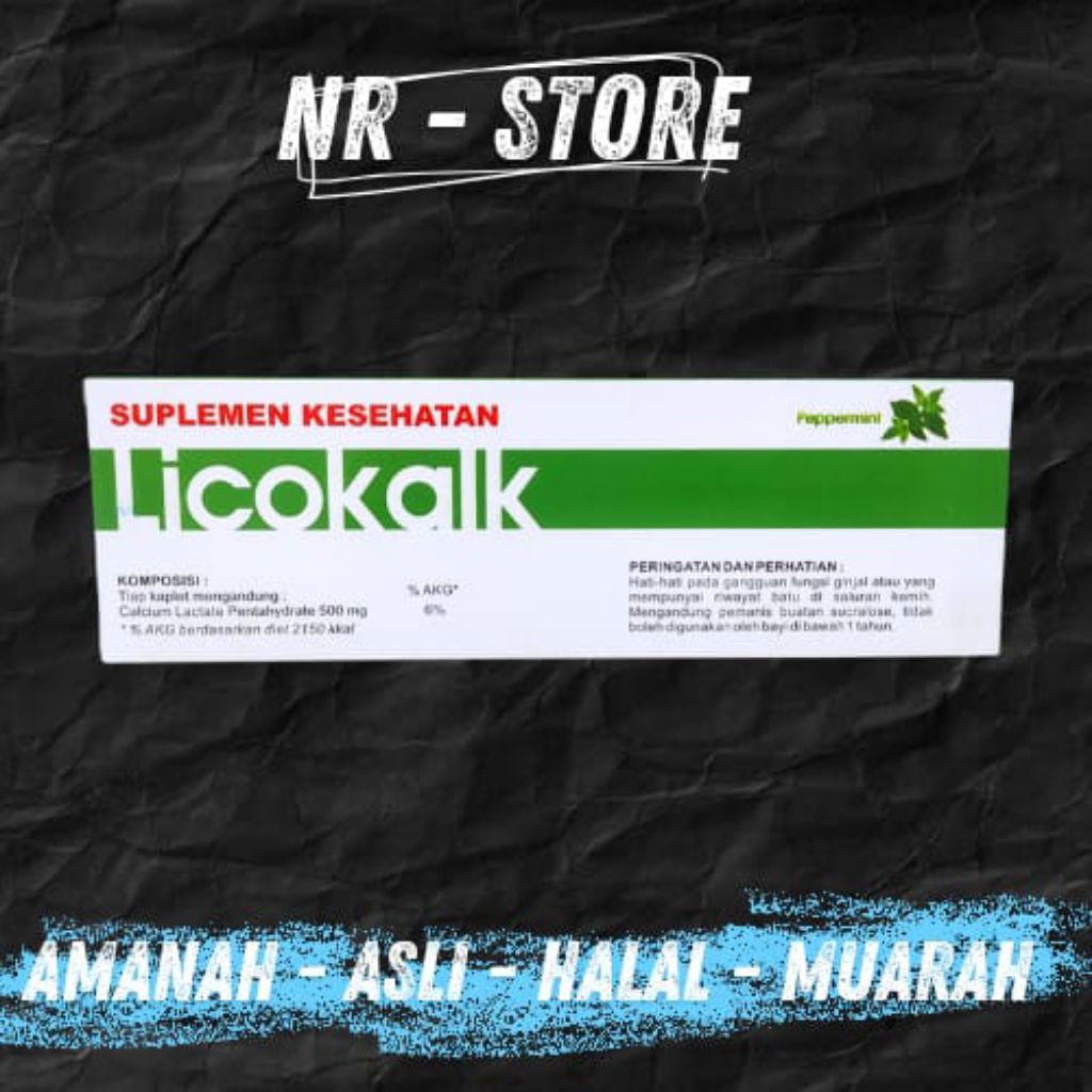 LICOKALK SUPLEMEN KESEHATAN - BOX