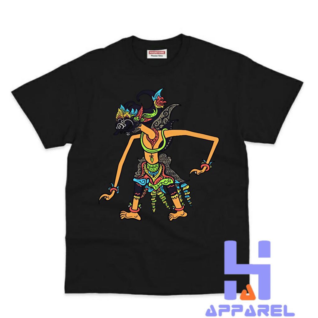 BAJU ANAK KAOS ANAK GATOT KACA KESENIAN BUDAYA WAYANG KULIT