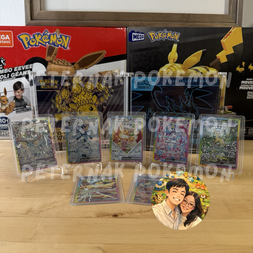 Eeveelution SAR Eevee Sylveon Glaceon Flareon Leafeon Vaporeon Jolteon Umbreon Pokemon Festival Tera