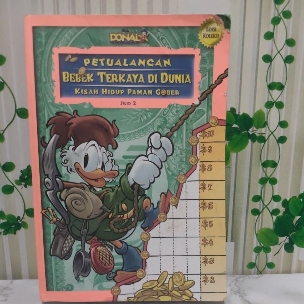 Buku Petualangan Bebek Terkaya Di dunia Kisah Hidup Paman Gober Jilid 2 edisi Koleksi set ke 2