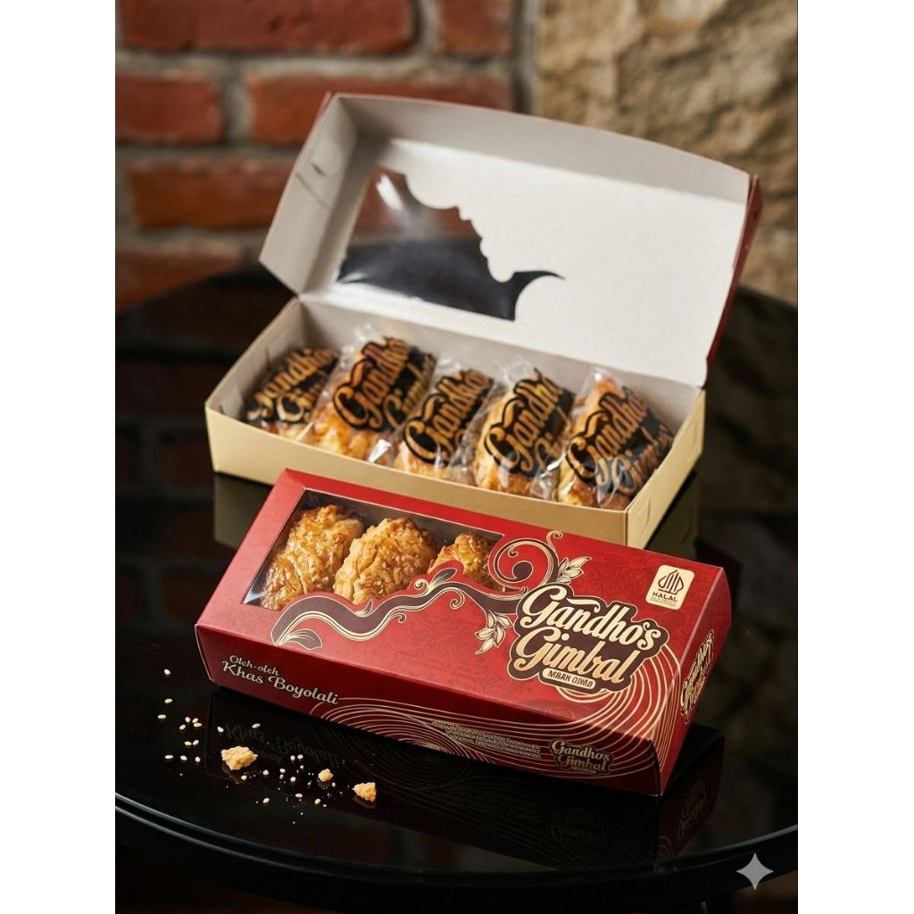 Roti Gandhos Gimbal Mbah Lomo original, box mini (isi 5 pcs) | oleh-oleh khas boyolali | jawa tengah
