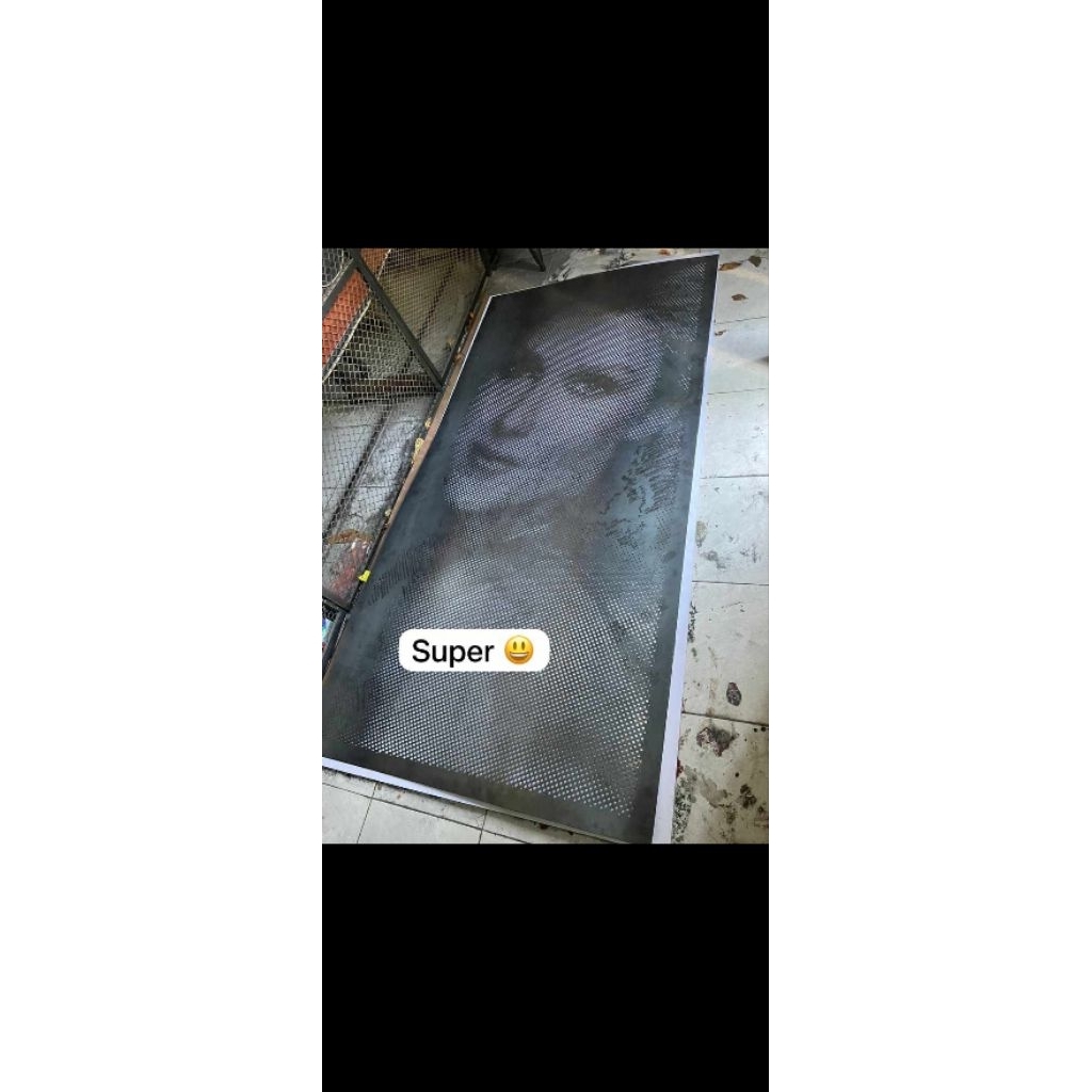 PLAT STAINLESS PAGAR CUTTING  LASER MOTIF | BISA CUSTOM