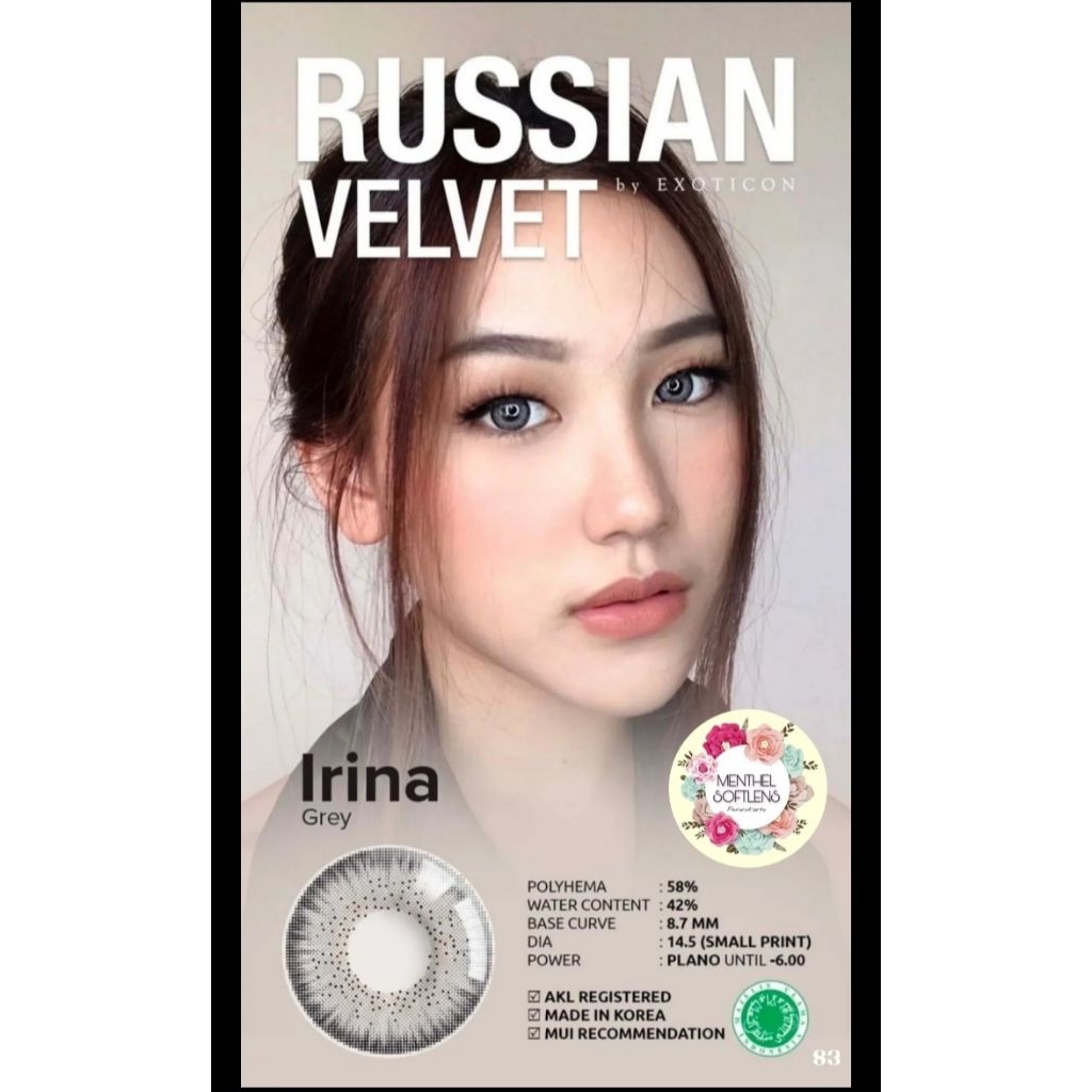 Russian Velvet Irina grey