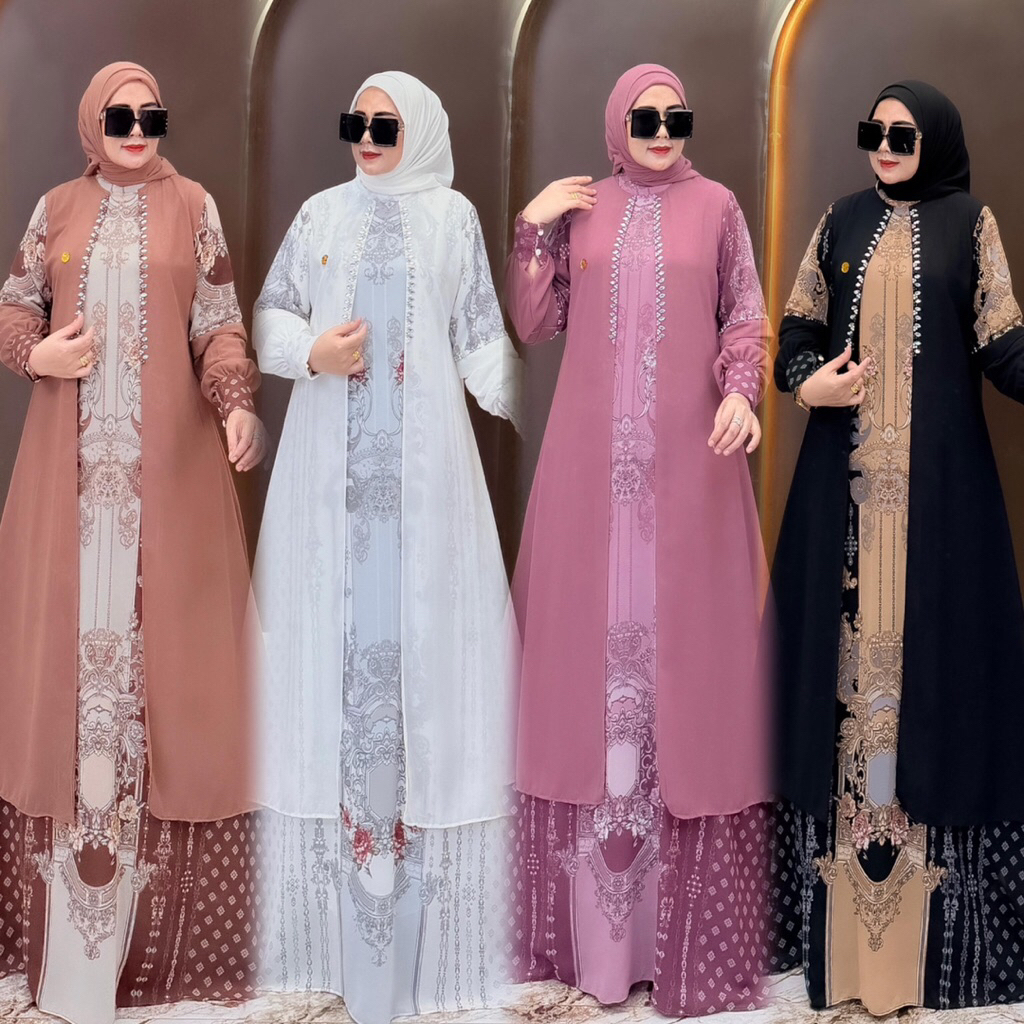 El Safitri set hijab semi outer