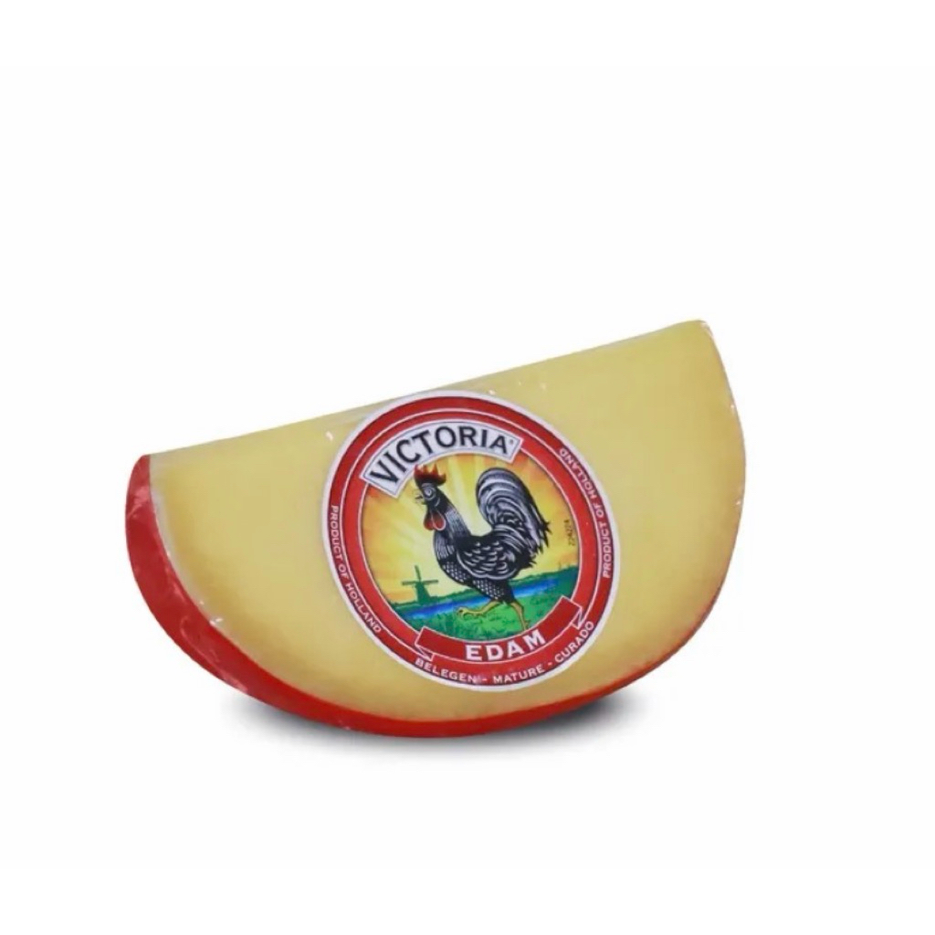Ready Keju edam victoria ayam hitam portion vakum 300gr | Edam cheese portion