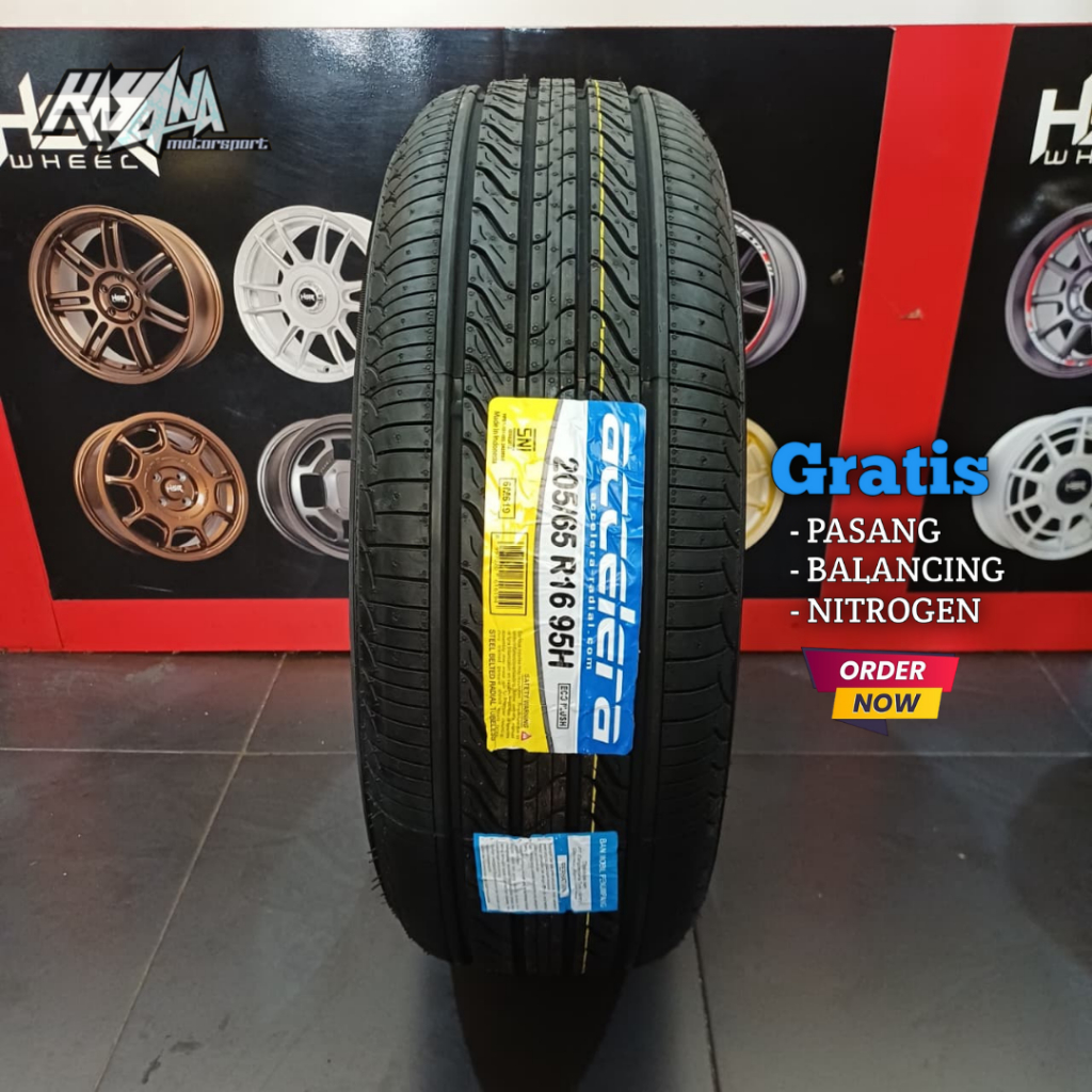 Ban Standar Innova Reborn 205/65 R16 Accelera Eco Plush - Free Pasang Dan Balancing
