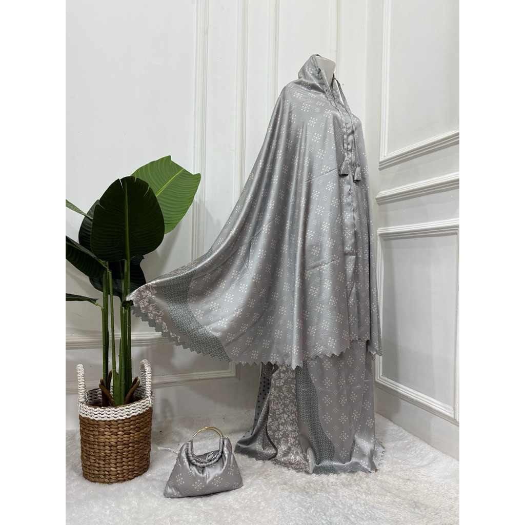 Mukenah begel Armani silk