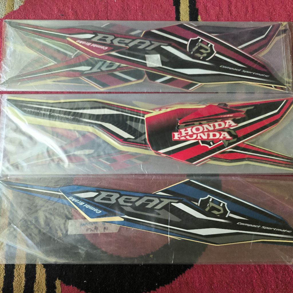 Striping/Lis Body Honda Beat 2019 – Stiker Body Beat 2019 ESP 1 Set Lengkap