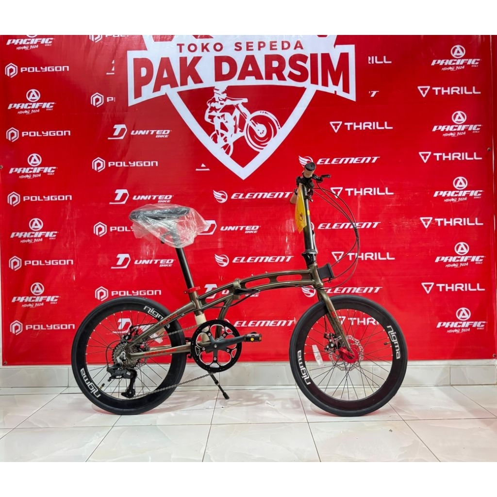 Promo sepeda lipat united nigma 3