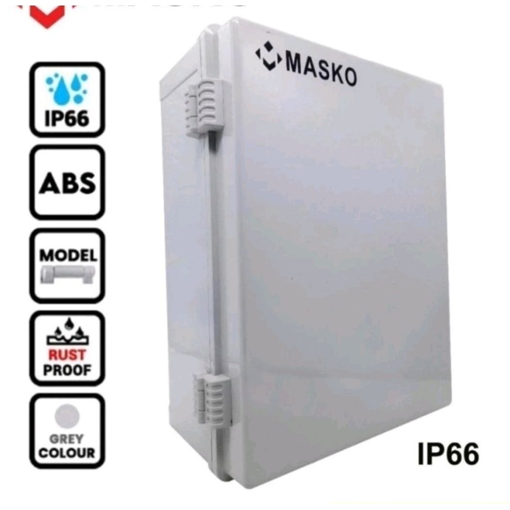 Box Panel Durabox Putih 30x40x17  Body Plastik ABS Masko