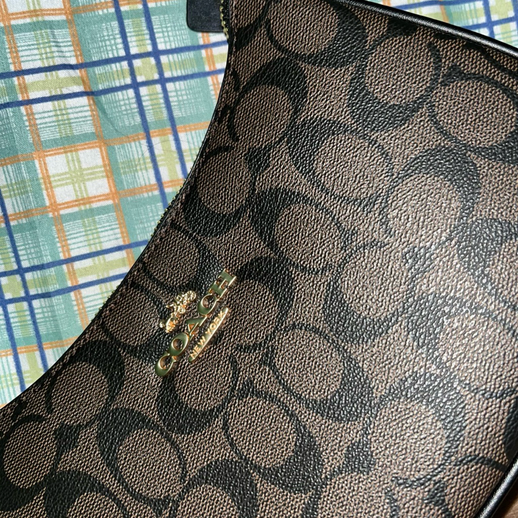 preloved tas coach teri shoulder bag mahogany