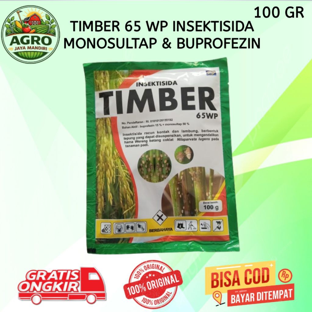 TIMBER 65WP INSEKTISIDA BUPROFEZIN 15% & MONOSULTAP 50%
