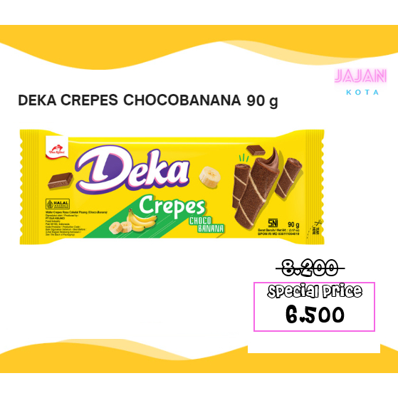 DEKA CREPES CHOCOBANANA 90 GRAM