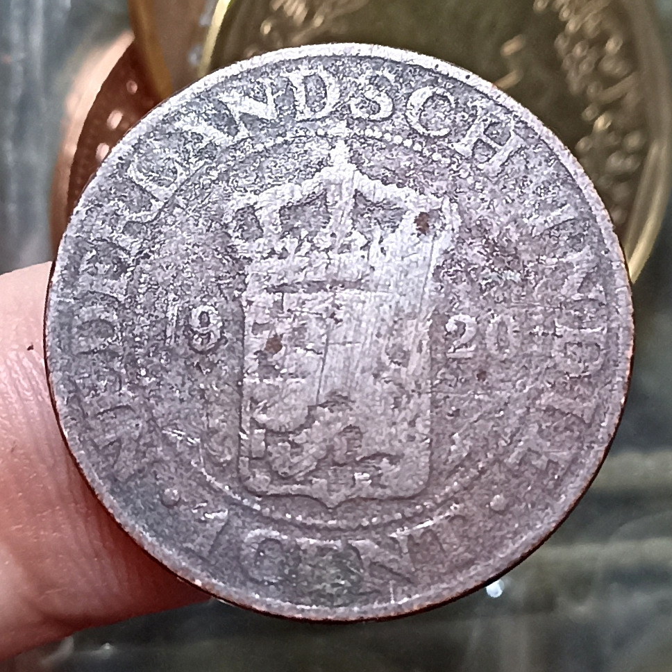 Koin Kuno Bengol Nederlandsch Indie 1 Cent Tahun 1920