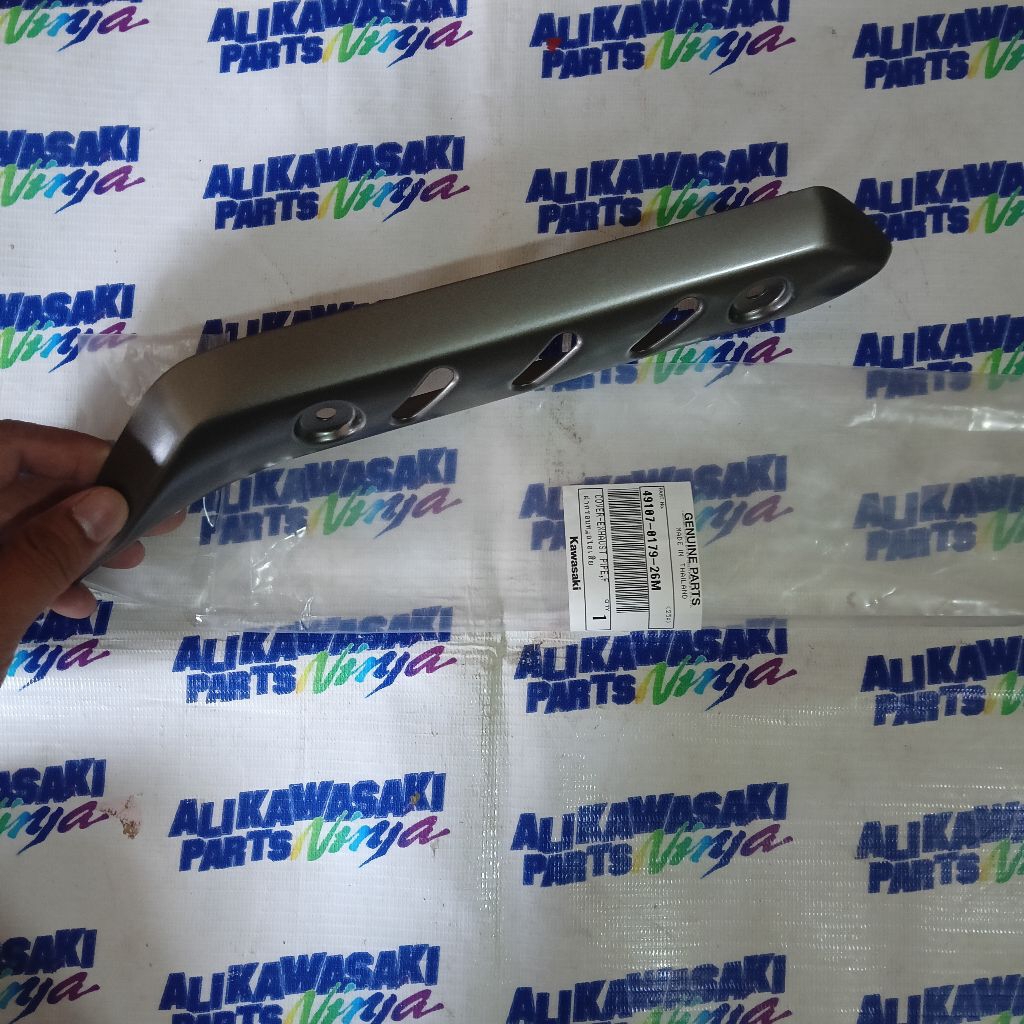 tameng pelindung knalpot kenalpot Kawasaki KSR 110 KSR original