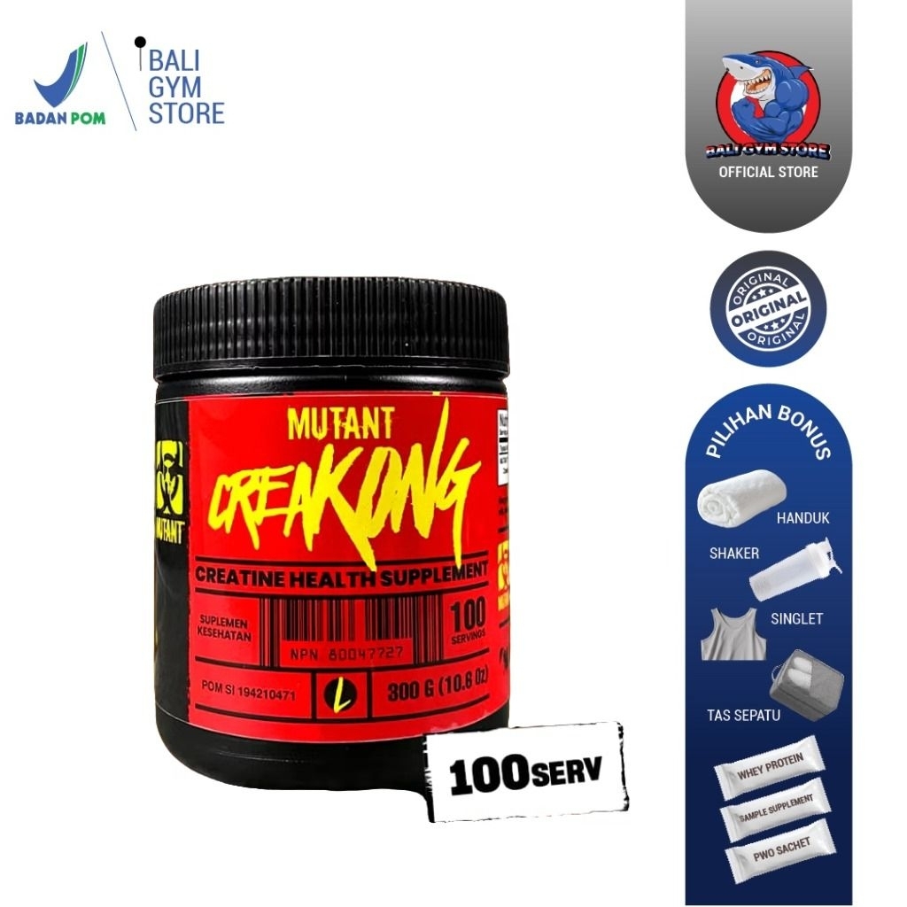 MUTANT CREAKONG CREATINE UNFLAVOURED 100 SERVINGS